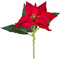 Kunstblume/Seidenblume Poinsettia/Weihnachtsstern klein