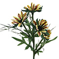 Kunstblume/Seidenblume Herbstmargerite mit 4 Blüten