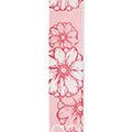 Taftband Gerbera mit Drahtkante