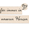 Trauerband Für immer in unseren Herzen
