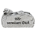 Trauerstein Fusto mit Rose