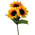 Kunstblume/Seidenblume Sonnenblümchen am Pick