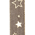 Leinenband Goldstern mit Draht