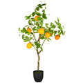 Kunstpflanze Orangenbaum im Topf