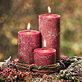 Kerze Rustica