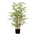 Kunstblume Bambus x7 im Topf