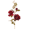 Kunstblume Rosenzweig weihnachtlich