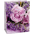 Geschenktragetasche Lavendelrose