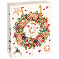 Geschenktragetasche Spiced Winter Wreath