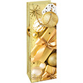 Flaschentasche Golden Christmas Gifts