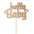 Holzstecker Hello Baby