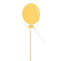 Holzstecker Ballon