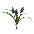 Kunstblume/Seidenblume Traubenhyazinthen-Bund x3