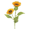 Kunstblume/Seidenblume Sonnenblume mit 2 Blüten