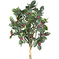 Kunstblume Ilex-Bund geeist mit Beeren