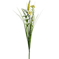 Kunstblume/Seidenblume Gras mit Blüten