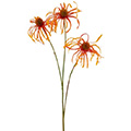 Kunstblume/Seidenblume Rudbeckia mit 3 Blüten