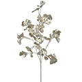 Kunstblume Gingkozweig mit Bio-Glitter