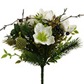 Kunstblume/Seidenblume Christrosenmix-Strauß