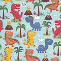 Kinderpapier Dino