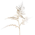 Kunstblume Farnzweig metallic x4