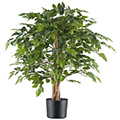 Kunstpflanze Ficus benjamina im Topf