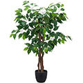 Kunstpflanze Ficus benjamina im Topf