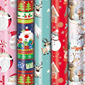 Geschenkpapier-Röllchensortiment Bambini Weihnacht