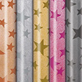 Geschenkpapier-Röllchensortiment Shimmering Stars