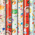 Geschenkpapier-Röllchensortiment Back to School