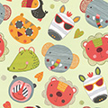 Kinderpapier Serengeti