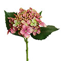 Kunstblume/Seidenblume Hortensie mit Blüten und Knospen