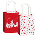 Geschenktragetaschen-Set Red and White II