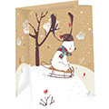 Geschenktragetasche Snow Fun