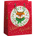 Geschenktragetasche Winter Fox
