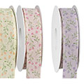 Naturband Flos mit Drahtkante