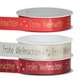 Satinband Frohe Weihnachten