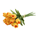 Kunstblume Tulpenbund Antje mit 10 Blüten