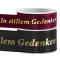 Moireband In stillem Gedenken