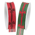 Geschenkband Schleifengirlande mit Draht