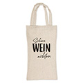 Baumwoll-Flaschentasche Schöne WEINachten