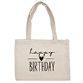 Baumwolltasche Happy Birthday