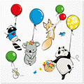Serviette Animals Party