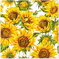 Serviette Dancing Sunflowers